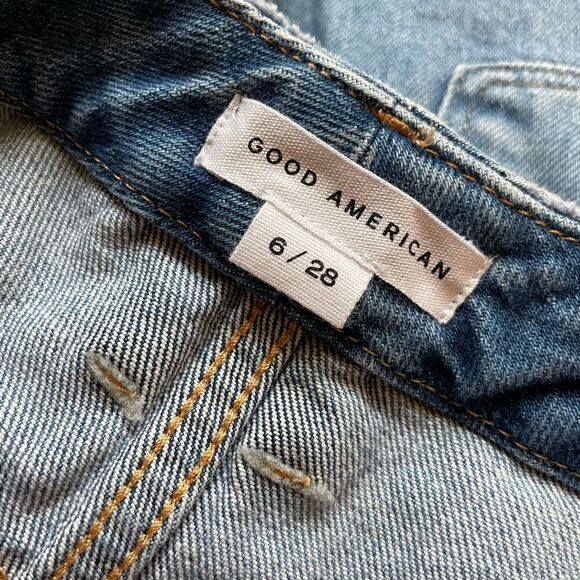 GOOD AMERICAN GOOD ICON SHORT Size 6/28 NWOT - Picture 8 of 15